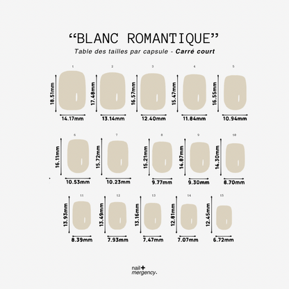 blanc romantique