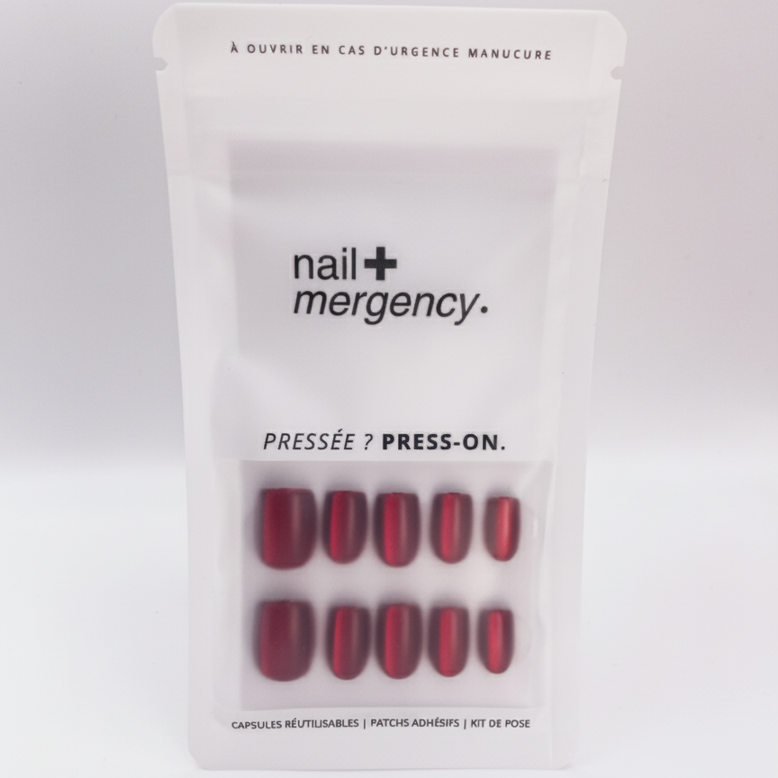 Édition limitée - kit nailmergency - rouge rendez-vous
