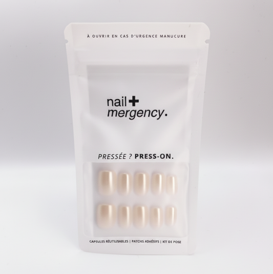 kit nailmergency - blanc romantique