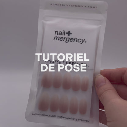 Édition limitée - kit nailmergency - rouge minuit